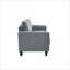 Canapés modulaires pour le salon, la chambre à coucher, le bureau et les petits espaces | Velours moderne | Gris ardoise-1370449482