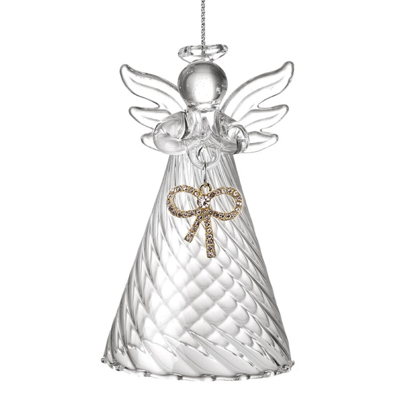 10cm Glass Hanging Figurine Ornament