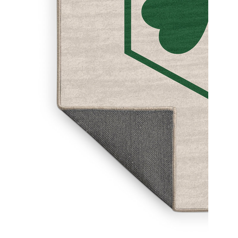 Tapis abstrait moelleux et moelleux à motif abstrait moderne et contemporain Feliz St Patties, 8 x 12