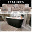 Luxury Zero Twist Bath Mat Set 2 Piece Plush Microfiber Bathroom Rug & Pedestal Mat Non Slip Absorbent Washable-401884409