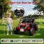 24V Kids Ride on Car 4WD 2 Seating with Télécommande - UTV électrique avec musique et lumières, rouge-125177345