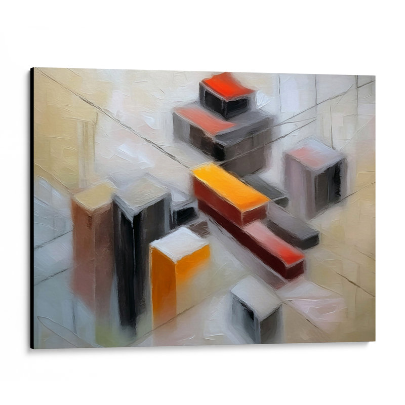 Abstract Construction, 24" H x 32" W