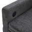 Causeuse convertible ajustable en chenille 62,75 pouces