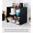 Tower Yamazaki Home Stackable Kitchen Rack, Storage Organizer Counter Shelf, Small, Stack up to Two-46492097-46492098