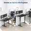 Structure de bureau électrique à moteur simple-49297876