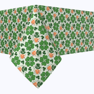 Migrati Red Beard Leprechaun and Pipe Tablecloth