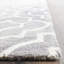 Tapis gris / ivoire en laine touffeté à la main à motif géométrique Berman-16766496