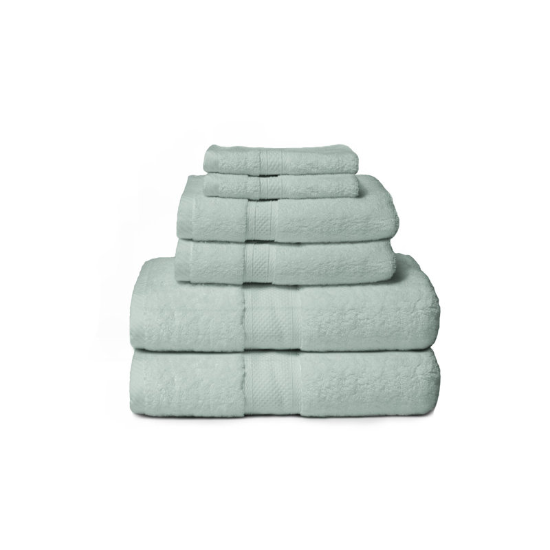 Romary 100% Cotton Plush Mulit-Size Set, Seafoam