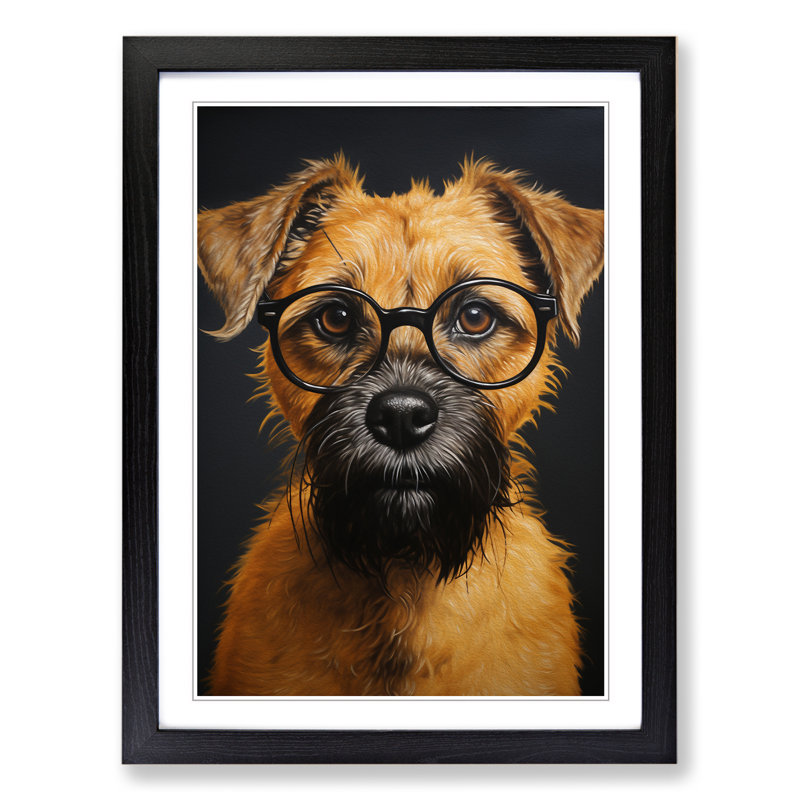XYZ-FRM-V1223-188 Print, Black Framed, 46cm H x 34cm W