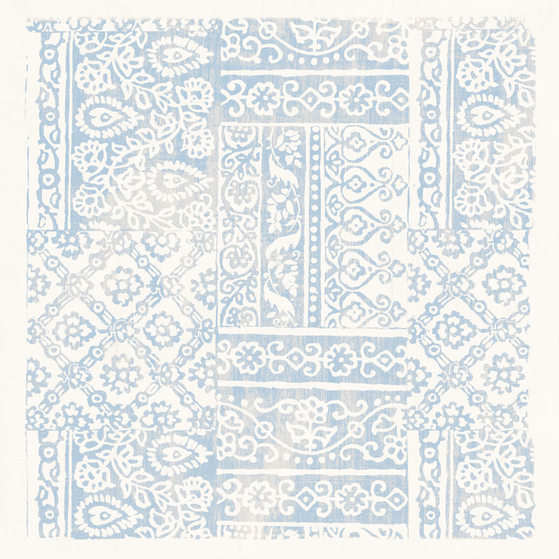 Barrière de jardin bleu clair, H 36 po x l 36 po