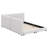 Modern Upholstered Platform Bed With USB Ports, Floor Daybed With Wood Slat Support-2092815540