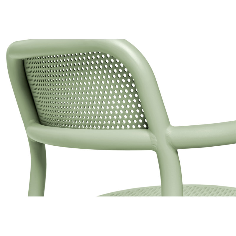 Ensemble de table de salle à manger d'extérieur Toni Tavolo, Mist Green