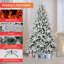 Arbre de Noël floqué PEPVC-1104521675