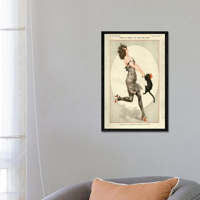1923 La Vie Parisienne Magazine Plate by Cheri Herouard - Print on Canvas