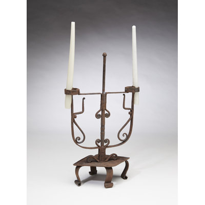19" Metal Candelabra