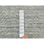 Tapis de Tapis décoratif couloir noué à la main vert/or de conception unique 2 pi 6 po x 7 pi 10 po New Age