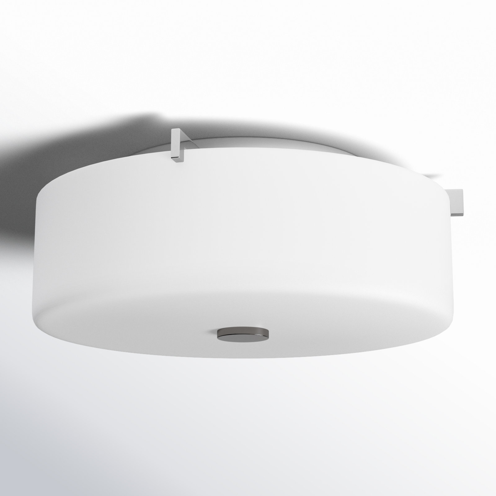 Kyoto 2 Light Flush Mount, Chrome, No, No