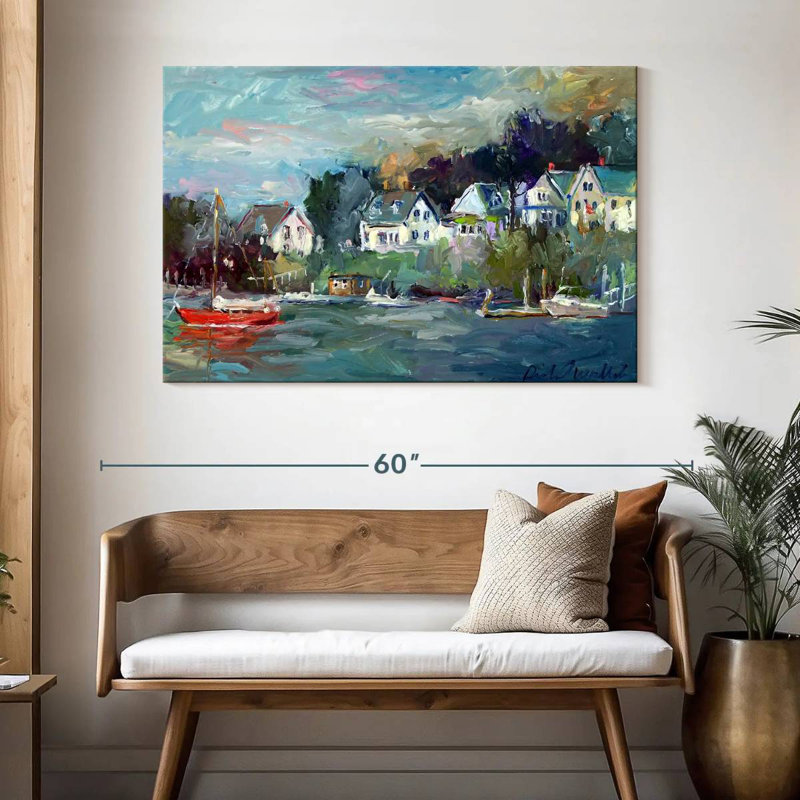 Serene Dock, 32" H x 48" W