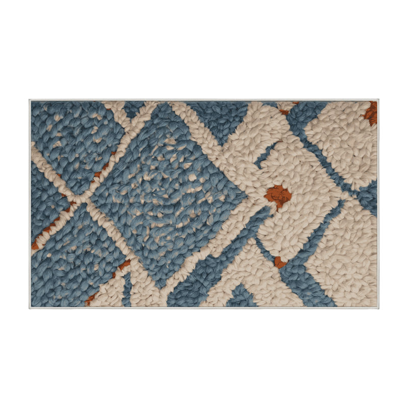 Machine Washable Beige Area Rug, Rectangle 8' x 10'