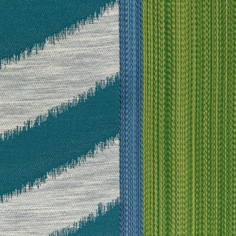 Majorelle Mnemba Woven Fabric, Teal