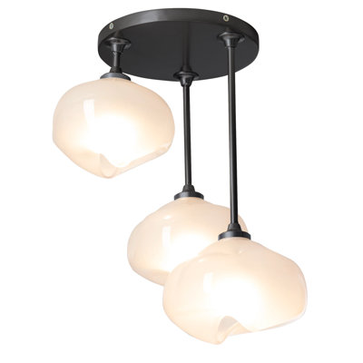 Plafonnier semi-encastré 3 lumières Ume