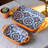 Rectangular Ceramic Baking Dish Set, 2 Pack (Royal Blue)