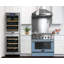 KUCHT Professional 36 po 5,2 pieds cubes Cuisinière au gaz naturel avec brûleurs scellés et four à convection en acier inoxydable avec porte de four bleu clair-94094655-50147971