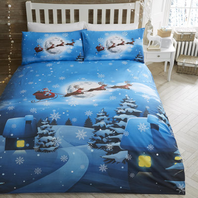 Delgado Blue/White 120 TC Duvet Cover Set