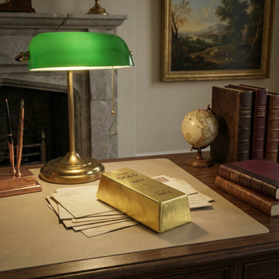 Gold foil  Resin Gold Bar Paperweight & Decorative Object & Home Decor