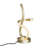 Golden Swirl 12W LED Table Lamp 16 in. - 3000K Warm Glow- Touch Dimming