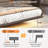 Floating Bed Frame with LED Light-346273249-346273248