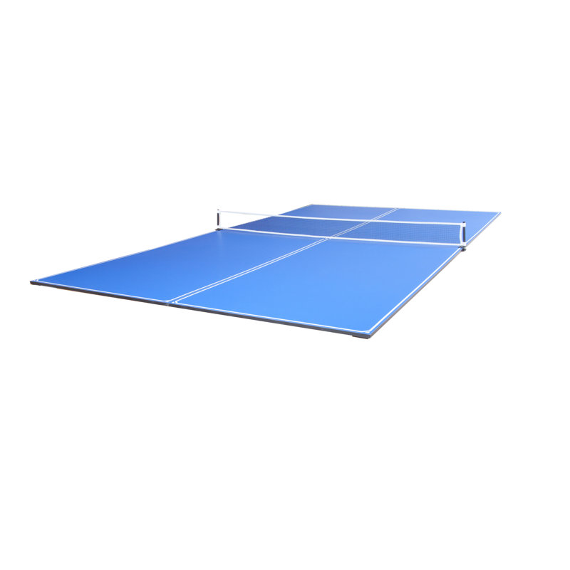 Plateau de conversion de table de tennis de table 4 pièces JOOLA Tetra - Comprend un ensemble de filet de ping-pong - Plateau de conversion pour tables de billard et billard