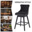 Tabouret de bar pivotant à 360 ° de hauteur 30,7 po Velvet-1188920953