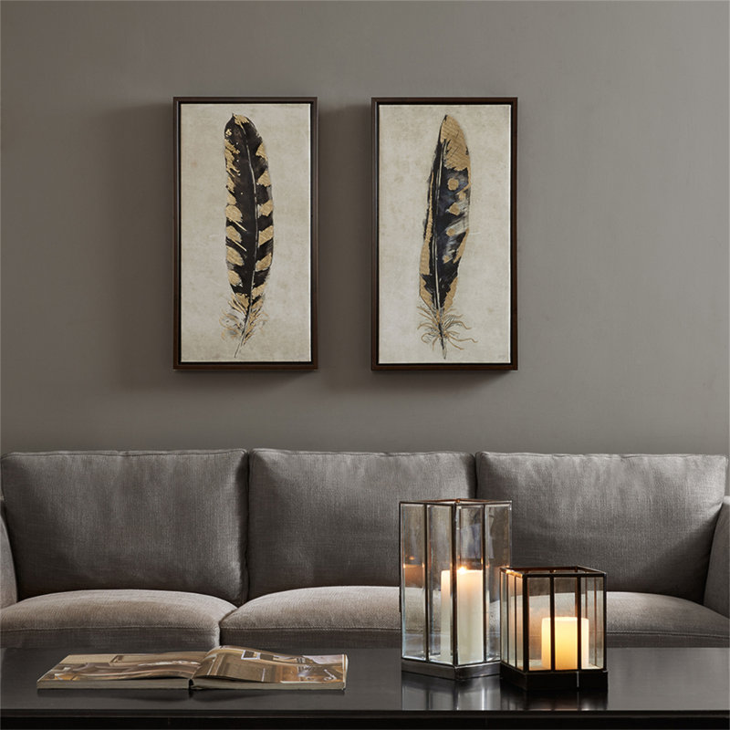 Gold Foil 2-Piece Canvas Wall Art Set