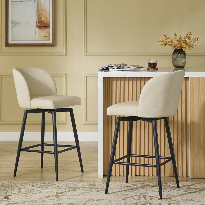  Tabouret à hauteur de comptoir Rhyth, Beige