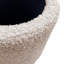 Repose-pieds rond avec repose-pieds - Velours rembourré, multifonctionnel, solution pour petits espaces | Idée de cadeau
