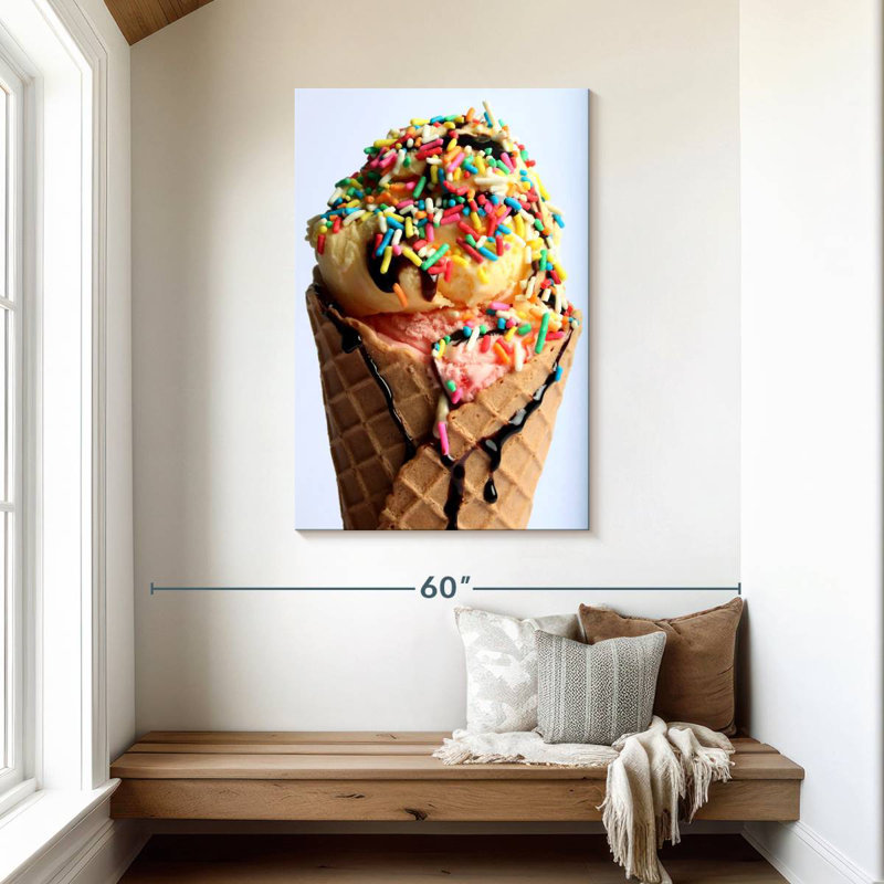 Yarlin Sprinkles On Ice Cream, 45" H x 30" W