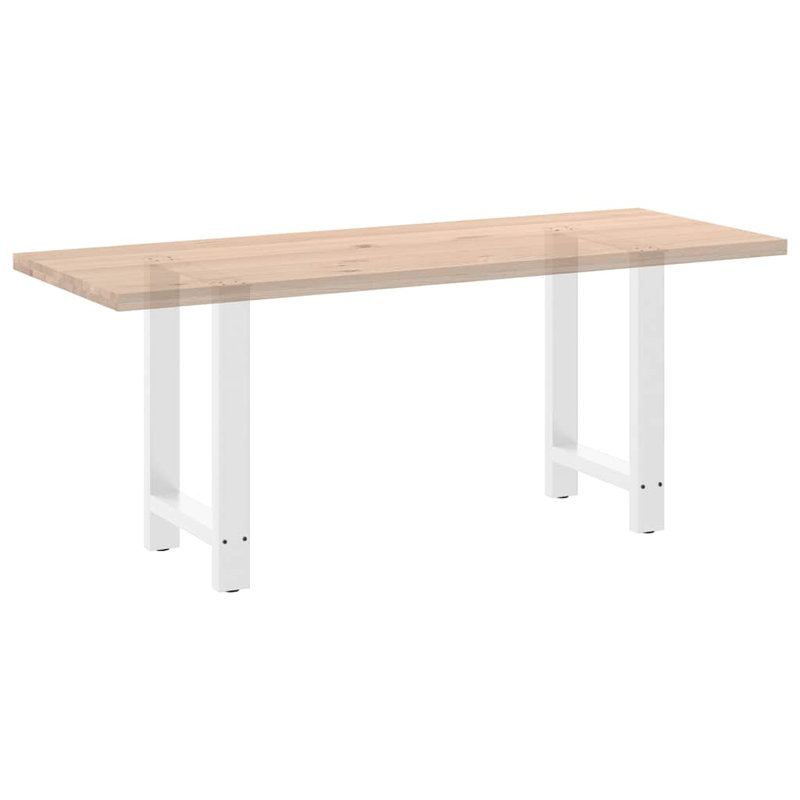 Seaira Coffee Table Legs Steel, 73cm H x 60cm W x 60cm D, White
