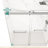 68"-72"W x 76"H Frameless Double Sliding Soft-Close Shower Door with 3/8" SGCC Tempered Glass,304 Stainless Steel Hardware-121252491