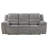 Rodden Chenille Upholstered Reclining Sofa Gray