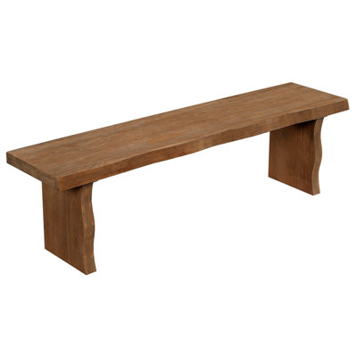 Indoor Pine Dining Bench, Solid Wood Seating, Fits 3 People For Kitchen, Dining Room  Living Space