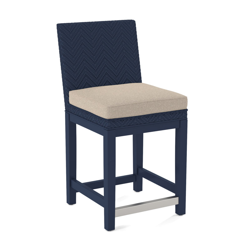 Upholstered Stool, Eggshell Crypton Performance; 0884-93, Celery Finish