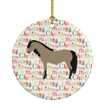2.8'' Ceramic Animals Hanging Figurine Ornament