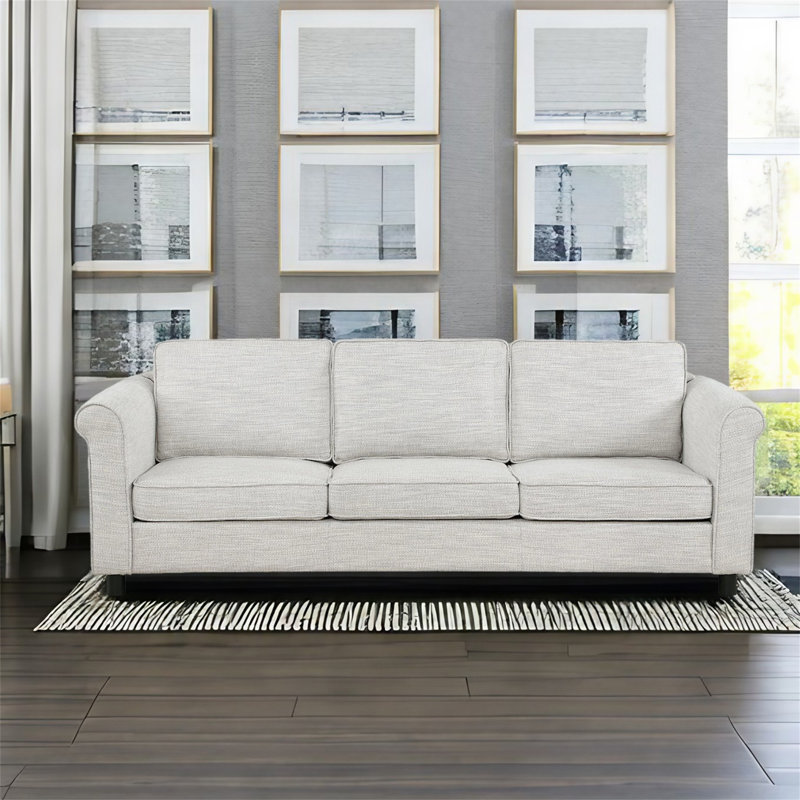 Aison 89.37'' Velvet Sofa