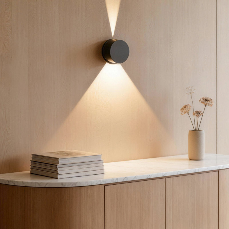 Applique murale moderne noire