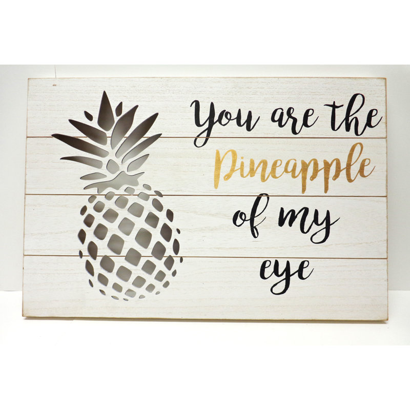 Plaque suspendue Ananas de mon œil