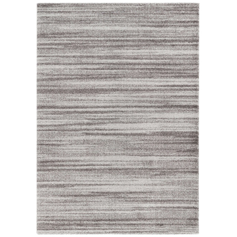Tapis abstrait gris Lateka, Rectangle 2 pi x 3 pi 7 po