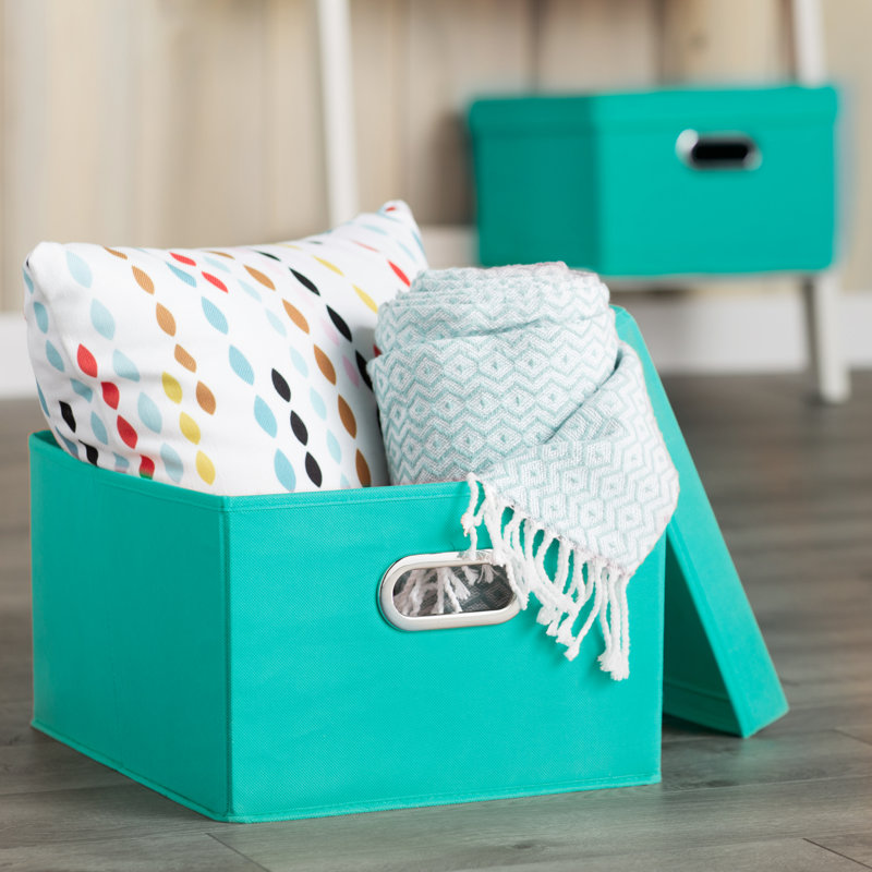 Coffre à dîner avec protège-feutre, Turquoise