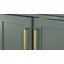 Meuble-lavabo double en bois massif 72 po avec plateau en quartz Carrara de 1,5 po Thornaby-1985119499-1985119496