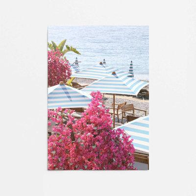 Bougainvillea By The Sea Art Print